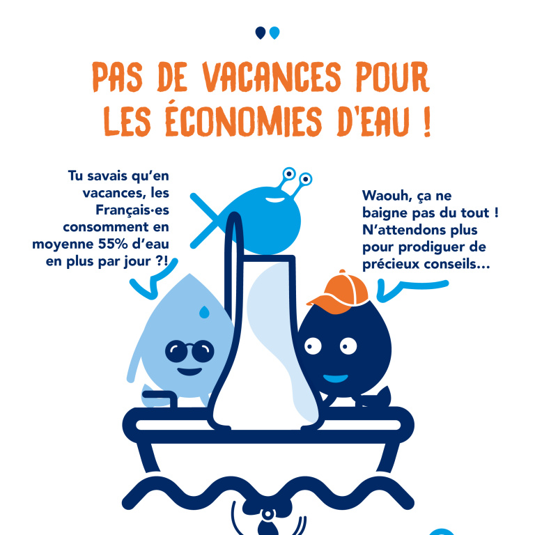 economies d'eau en vacances