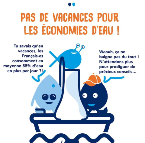 économies d'eau en vacances