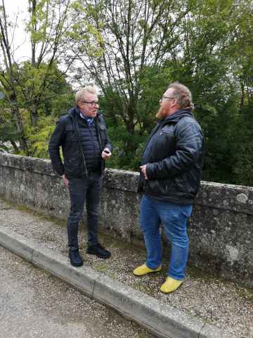 Jérôme Pitorin tournage