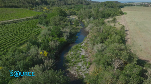 Rivière Clamoux - Aude (11) - Eau - arbres